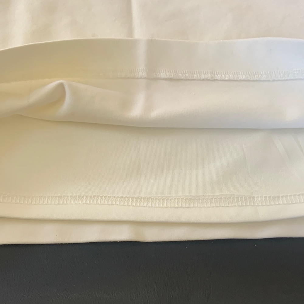 Bare Anthology White Long Sleeve Bodycon Mini Dress Minimalist Chic - Picture 5 of 7